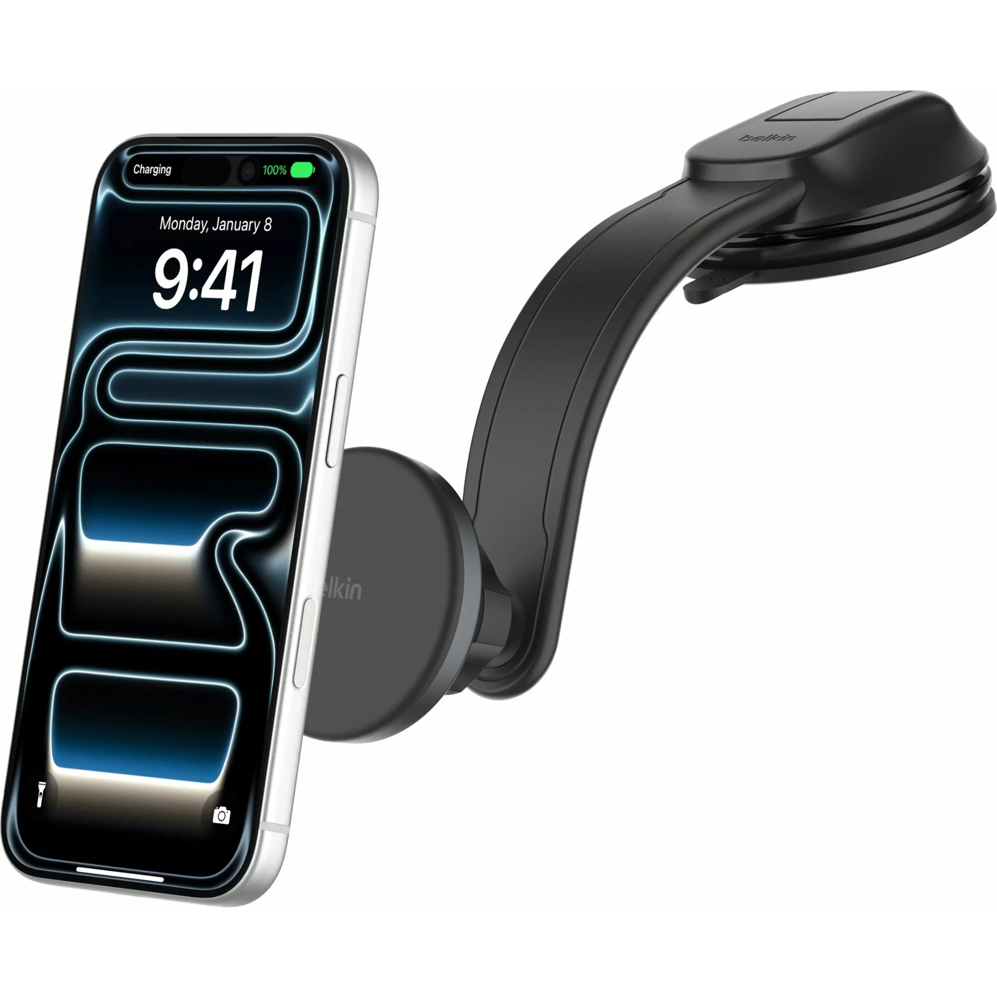 Belkin Qi2 15W Wireless In-Car Dash Mount Charger - Image 2