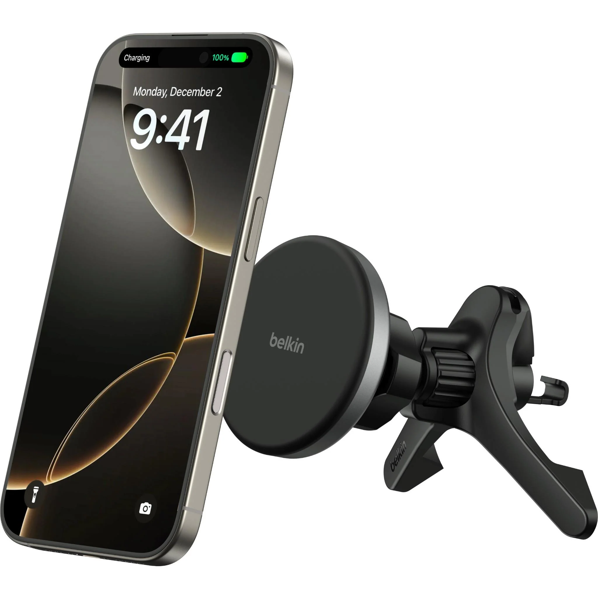 Belkin Qi2 15W Wireless In-Car Vent Mount Charger - Image 2