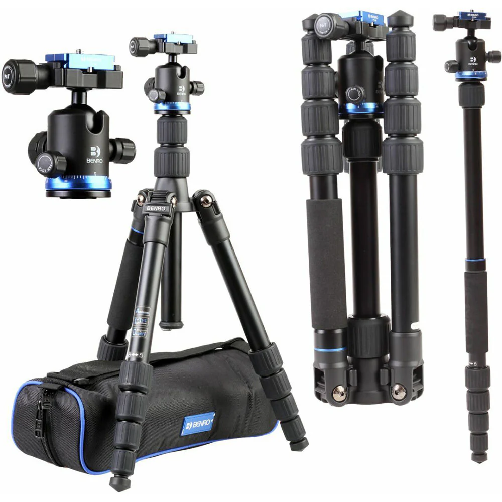 Benro iFoto Aluminium Tripod Kit B0 Ball Head with Twist Lock 165cm - Image 5