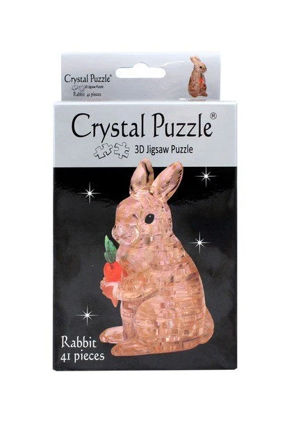 Bepuzzled 3D Crystal Puzzle: Brown Rabbit - Image 5