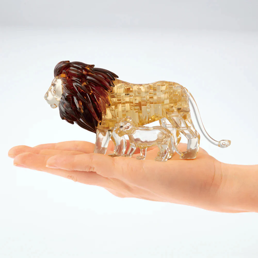 Bepuzzled 3D Lion and Cub Crystal Puzzle - Image 6
