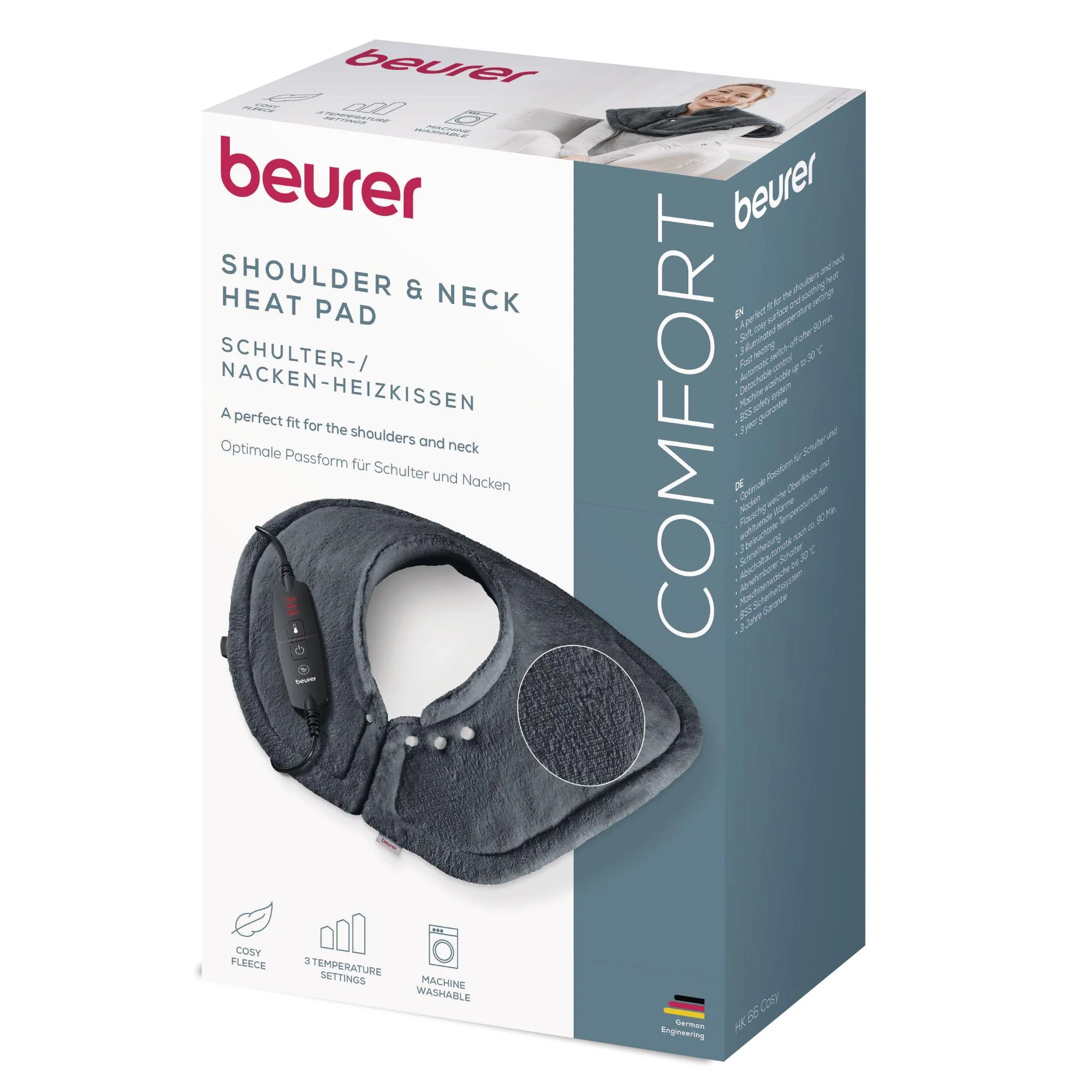 Beurer HK66 Cosy Shoulder & Neck Heat Pad - Image 7