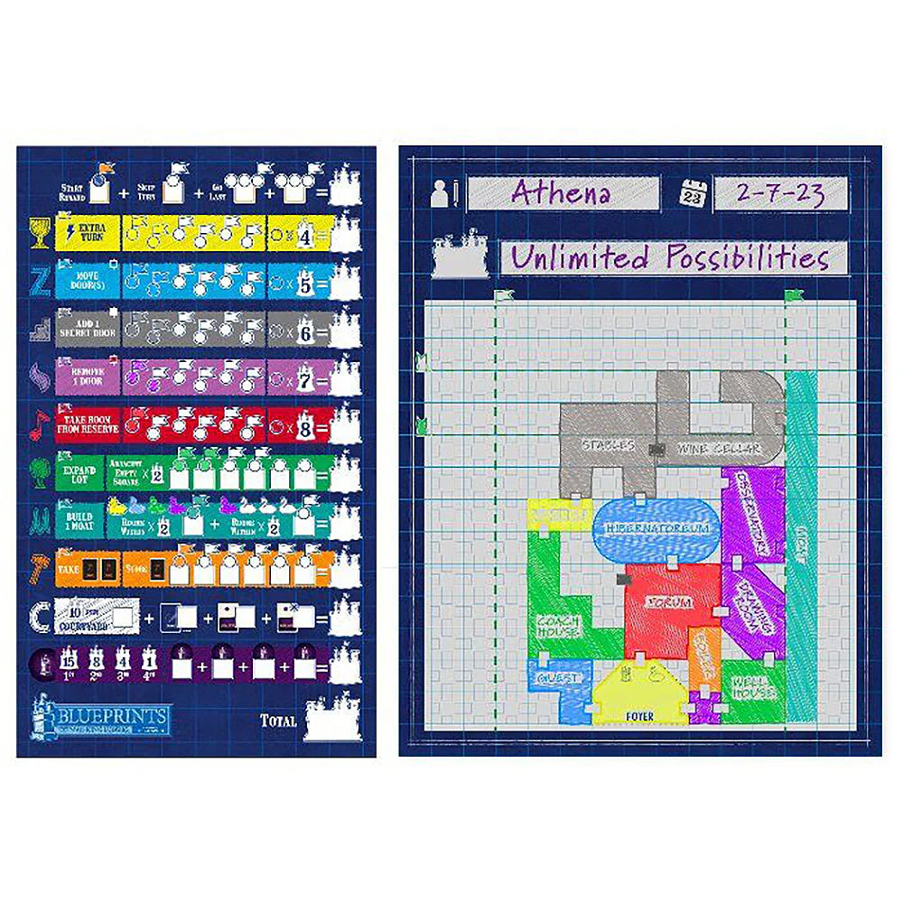 Bezier Games Blueprints of Mad King Ludwig Game - Image 6