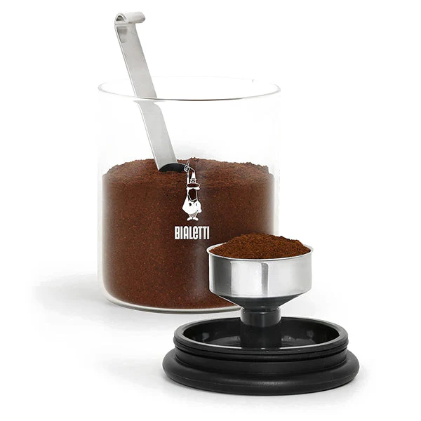 Bialetti Glass Storage Jar With Moka Top - Image 2