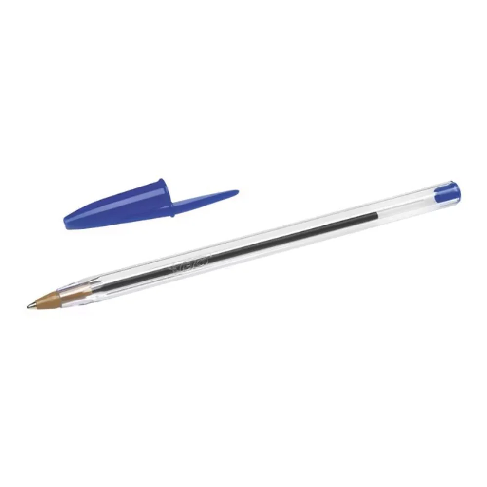 Bic Cristal Original Ballpoint Pen 1.0mm Nib - Blue (10-Piece) - Image 3