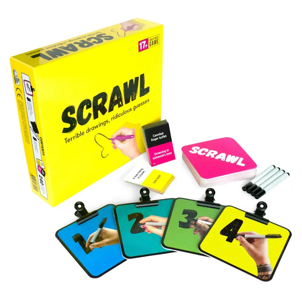 Big Potato Scrawl 17 Plus Drawing Party Game - Image 2