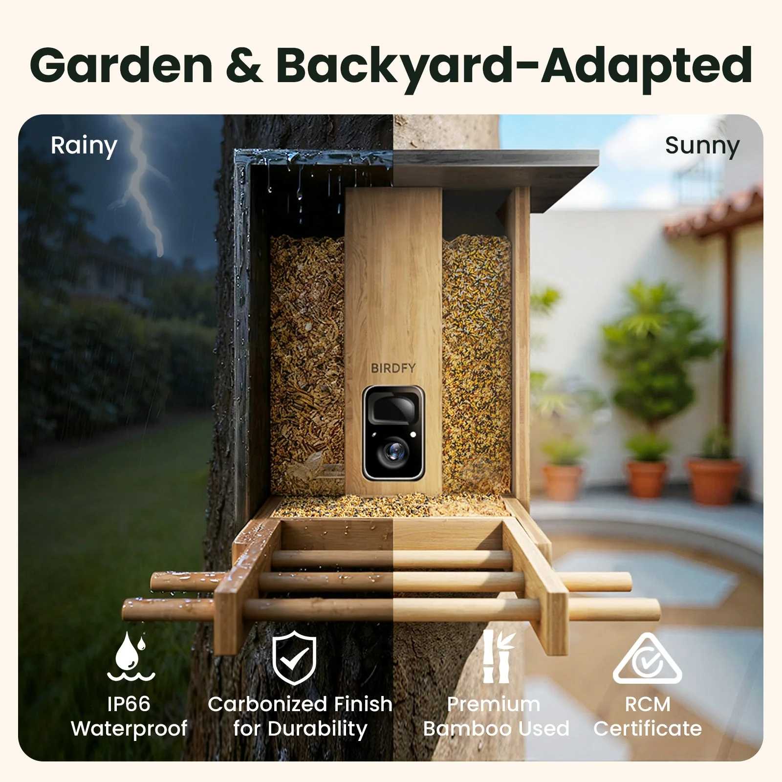Birdfy Feeder Bamboo AI Lifetime Free with Solar - Image 7