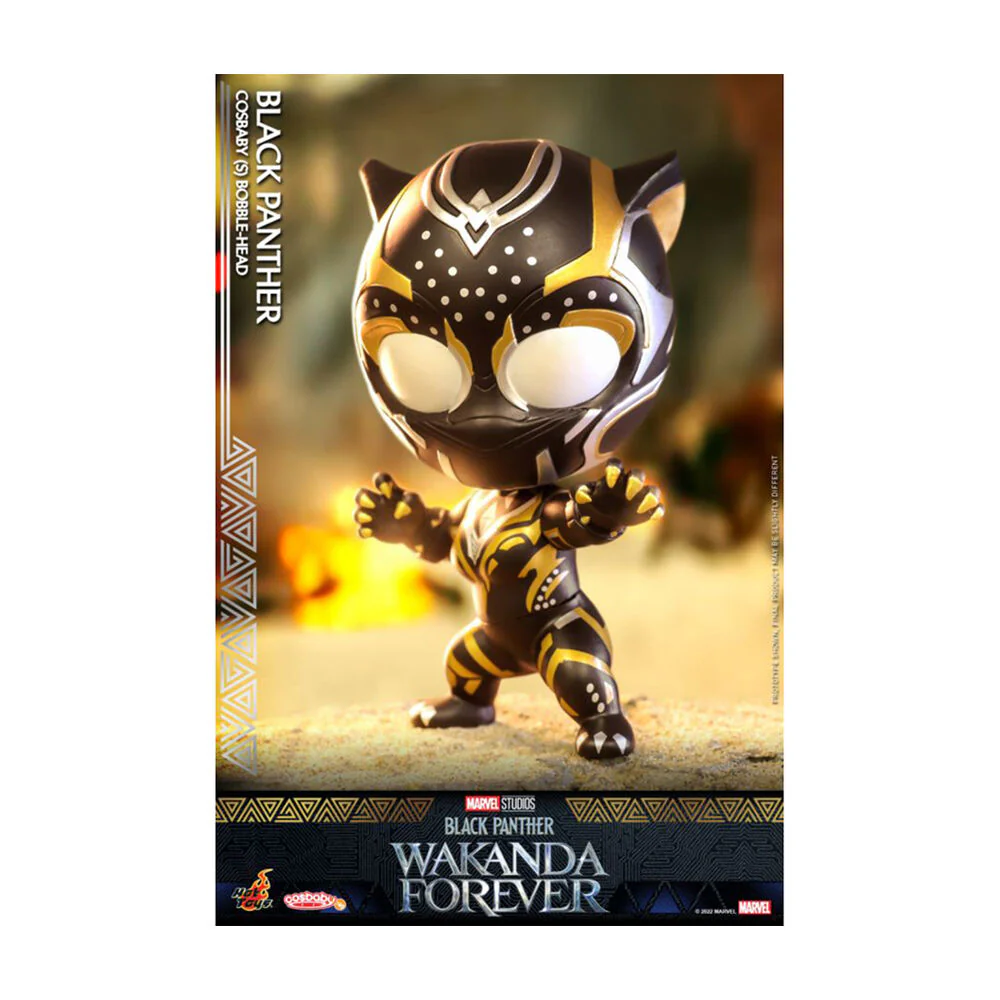 Black Panther 2 Wakanda Forever Black Panther Cosbaby Hot Toys Action Figure Toy - Image 2