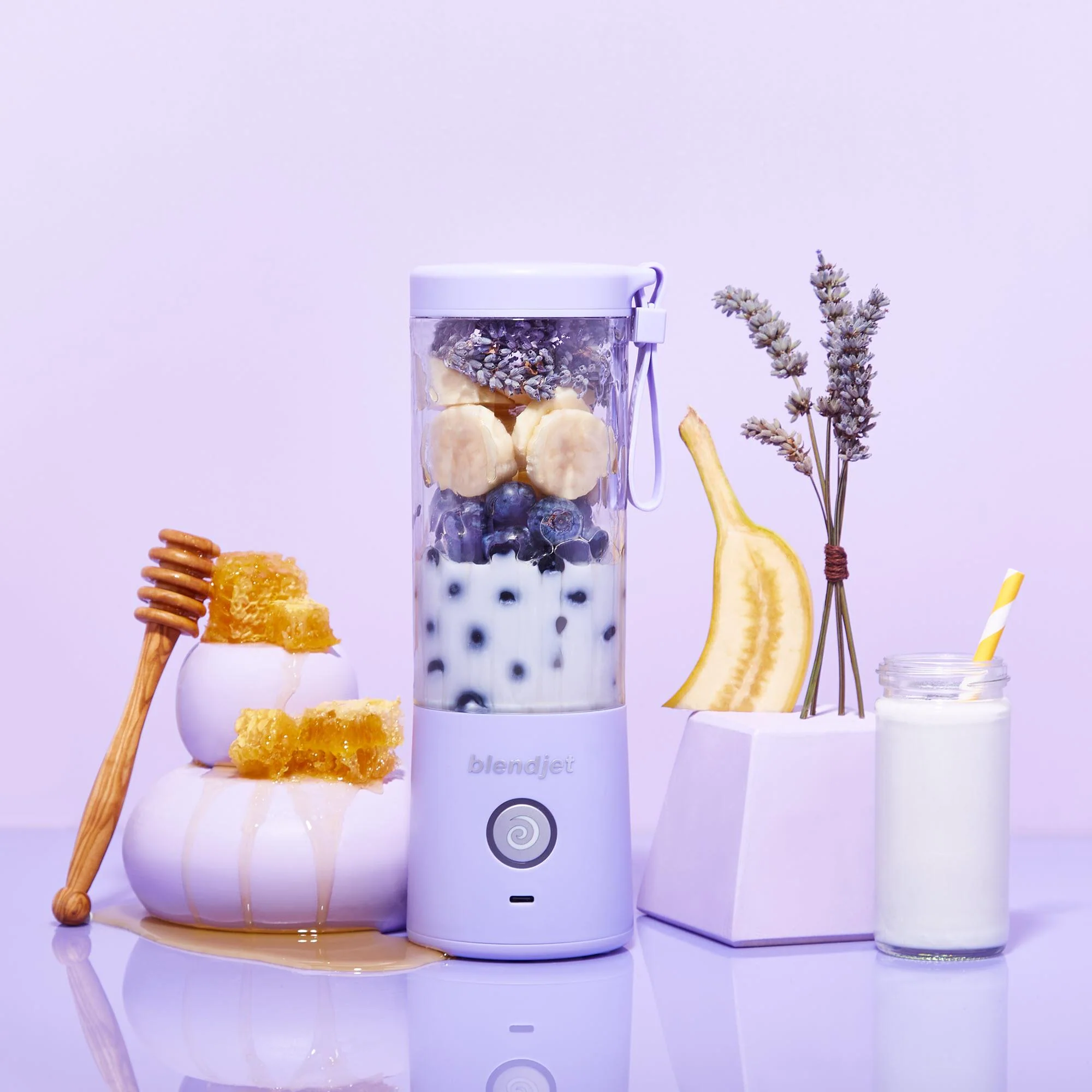 BlendJet 2 Portable Blender (Lavender) - Image 3