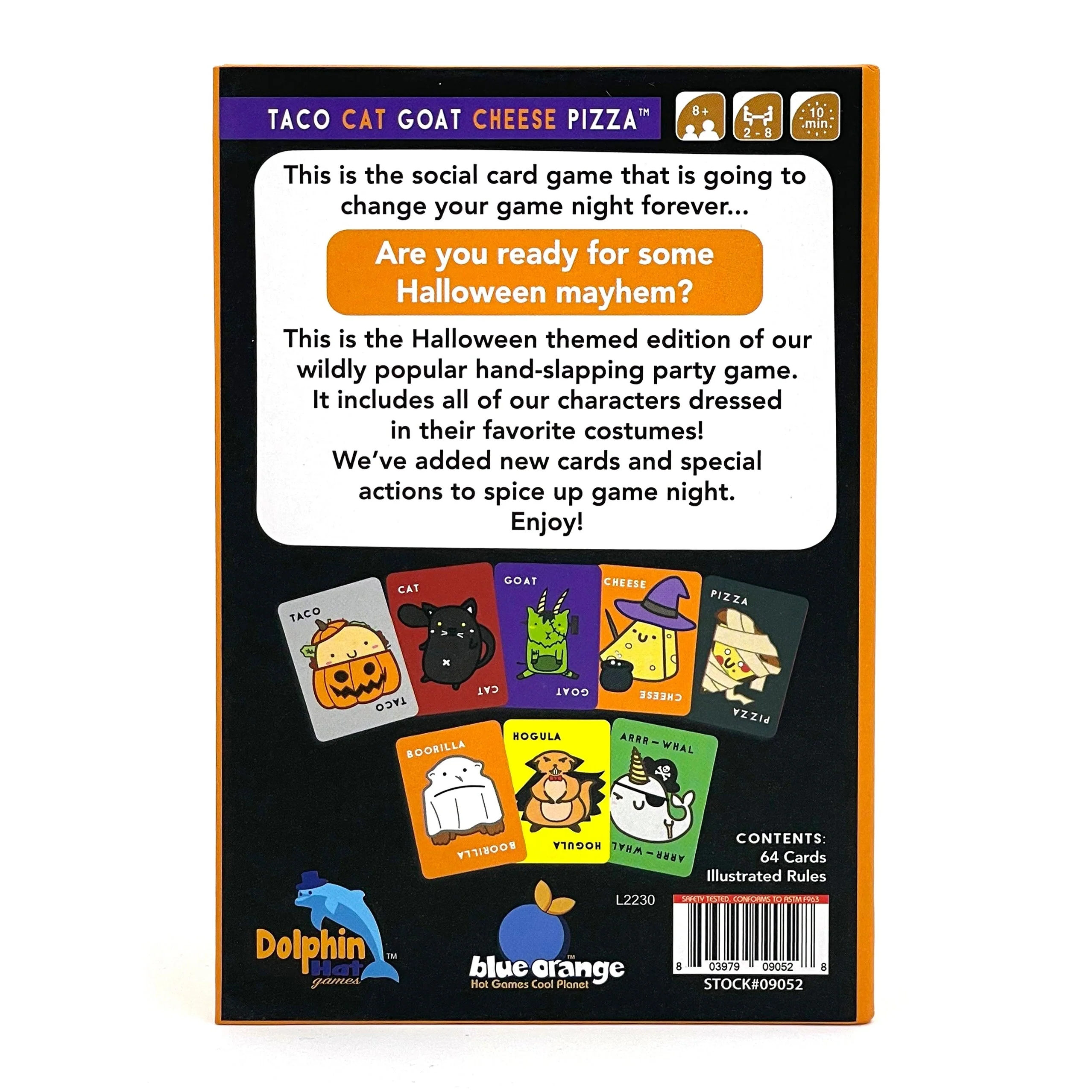 Blue Orange Games Taco Cat Goat Cheese Pizza Halloween Edition Game - Image 3