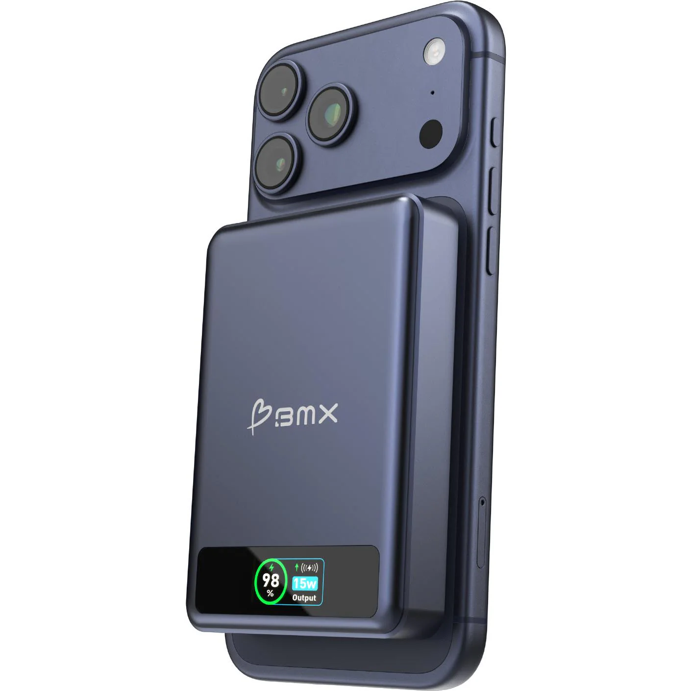 BMX SolidSafe 10K Solid-State Magnetic Power Bank (Blue) - Image 2