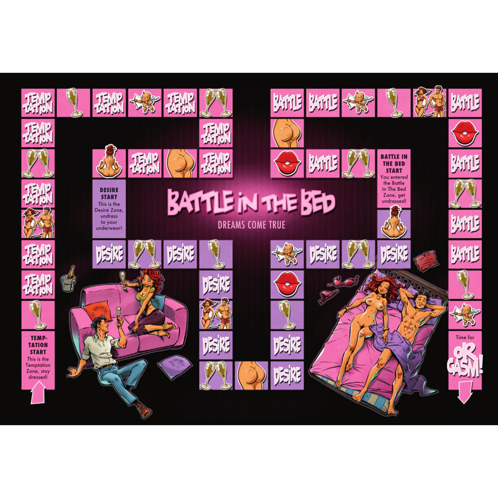 Bohema Games Battle in the Bed Erotic Board Game Fun Play 2 Players Family 18y+ - Image 3