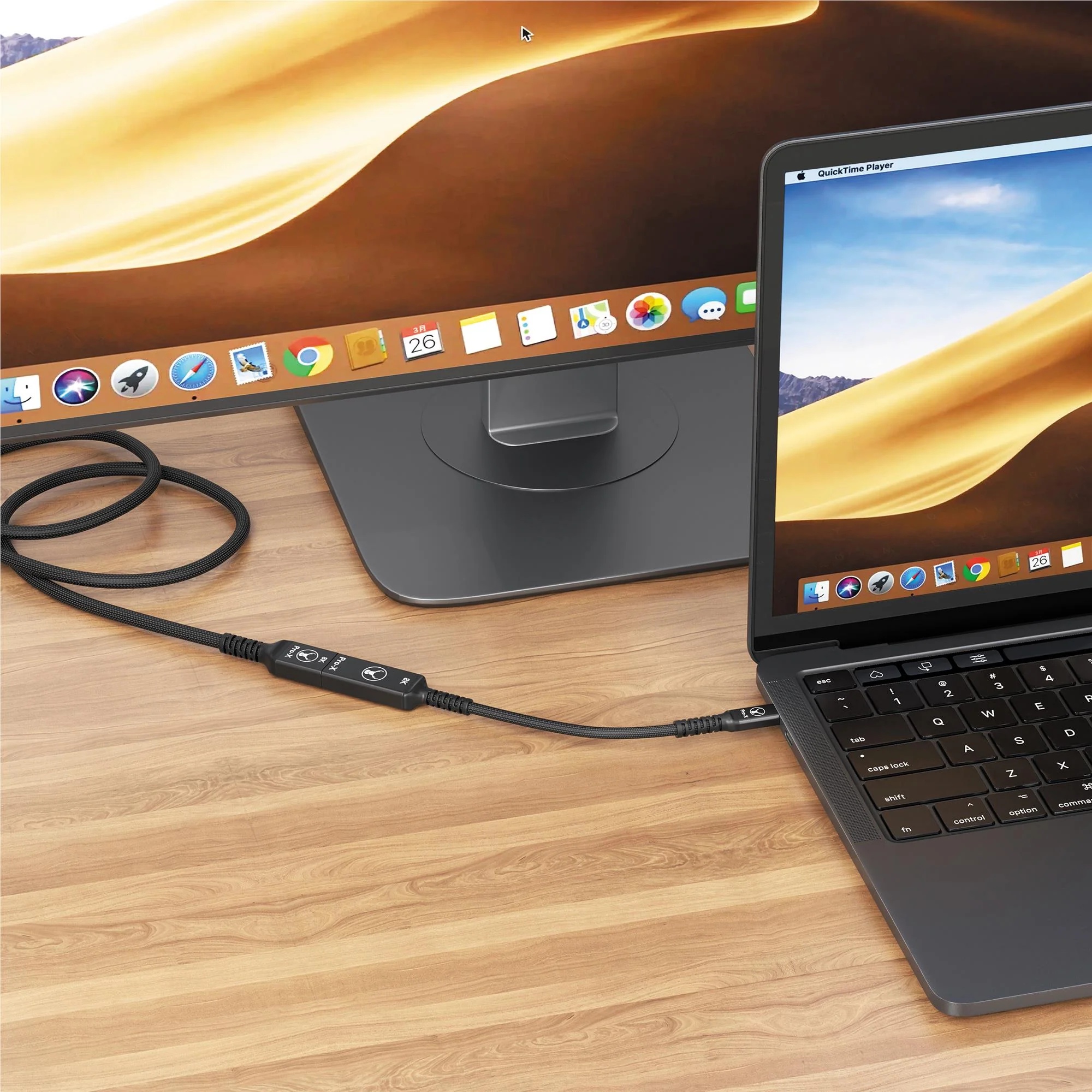 Bonelk Pro-X Long-Life USB-C to HDMI Adapter 0.15m (Black) - Image 5