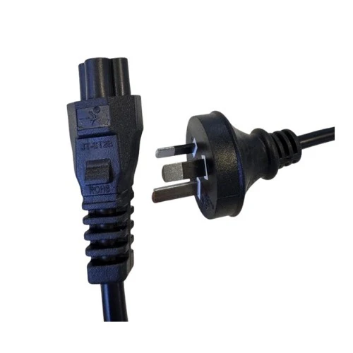 BOOC 3PK Australian Standard 3-Pin Power Cord (Cloverleaf / IEC C5)- H03VV-F- 1m - Image 2