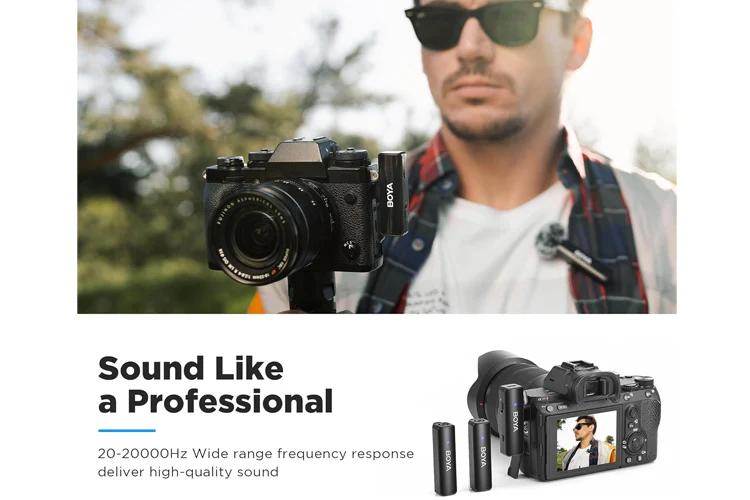 Boya BOYALINK A2 Wireless Lapel Microphone - Image 3