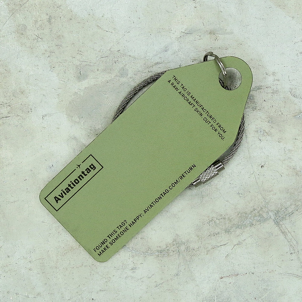 Boyle Aviationtag Keychain Airbus A321 MetroJet Tag 14.5cm (White) - Image 2