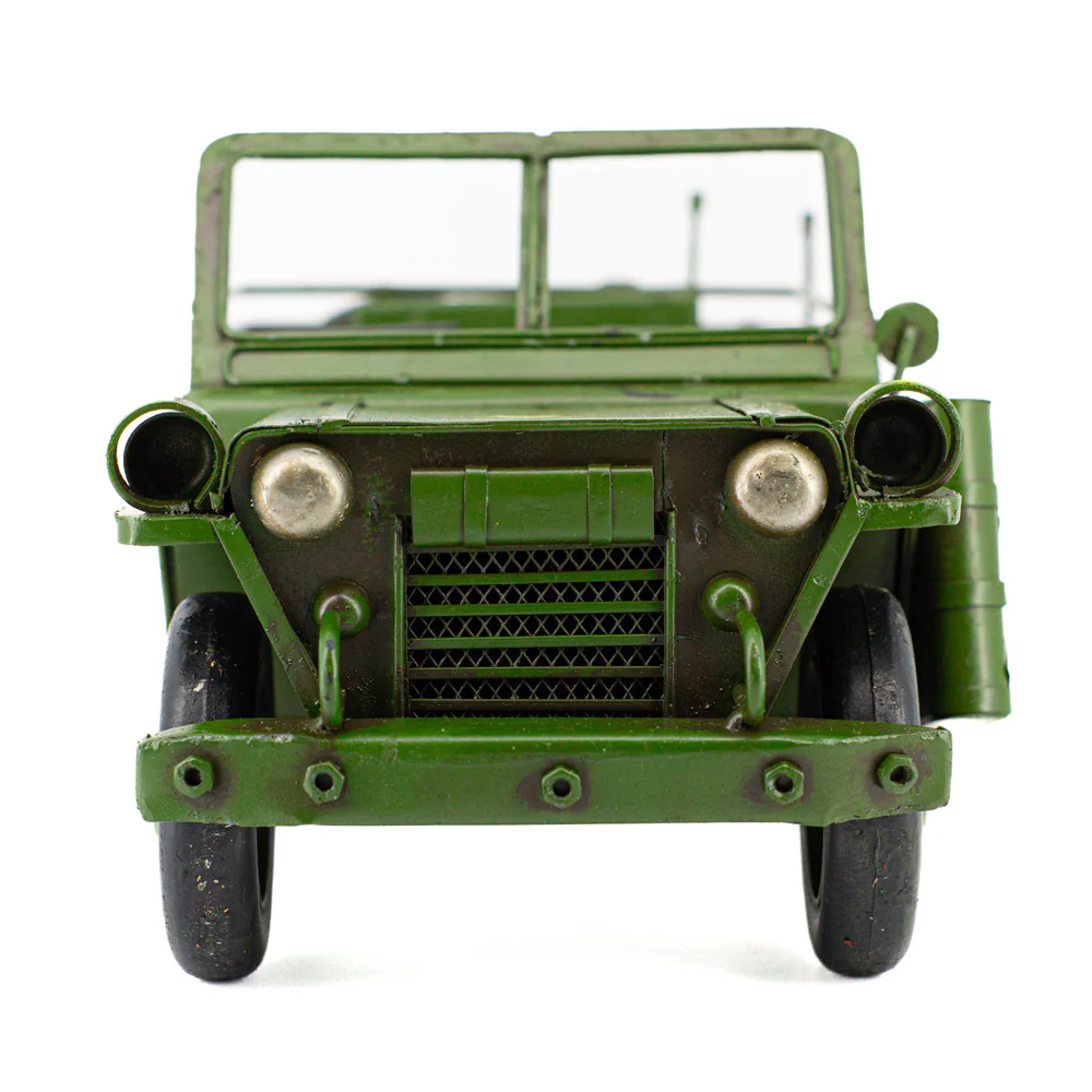 Boyle Metal Display Army Jeep Handmade Ornament Home Decor 29cm - Image 2