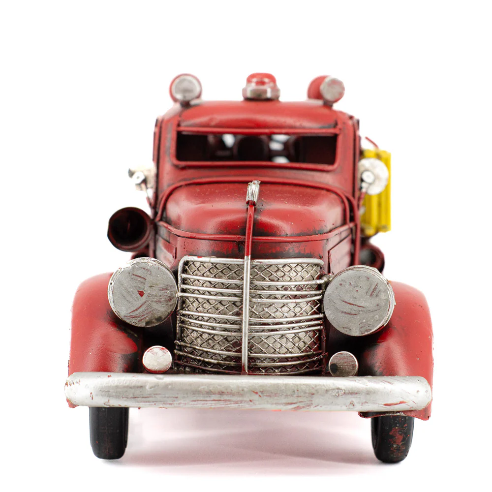 Boyle Metal Display Fire Truck Handmade Ornament Home Decor 31cm - Image 2