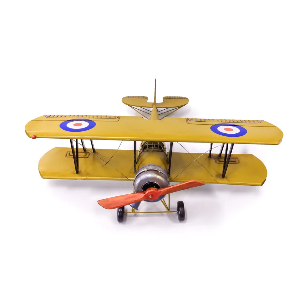 Boyle Metal Ornament Figurine EX Large The Arvo 621 Aircraft 96x94cm (Yellow) - Image 3