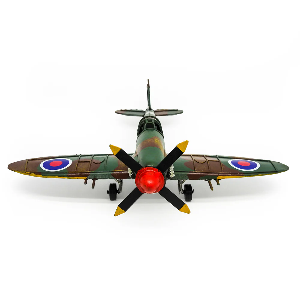 Boyle Metal Ornament Home Decor Collectible 1941 Spit Fire Plane 30.5x33x12.5cm - Image 4