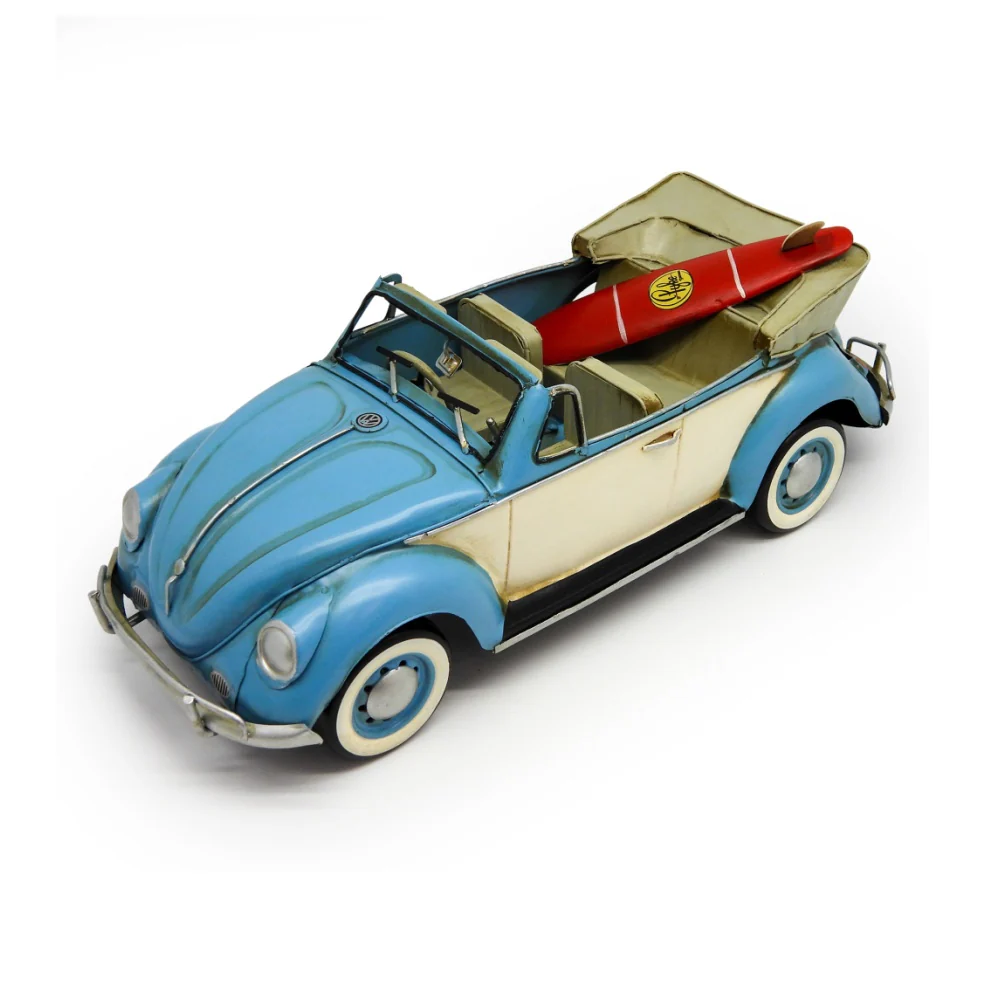 Boyle Metal Ornament Home Decor Collectible Beetle with Surfboard 34cm - Image 5