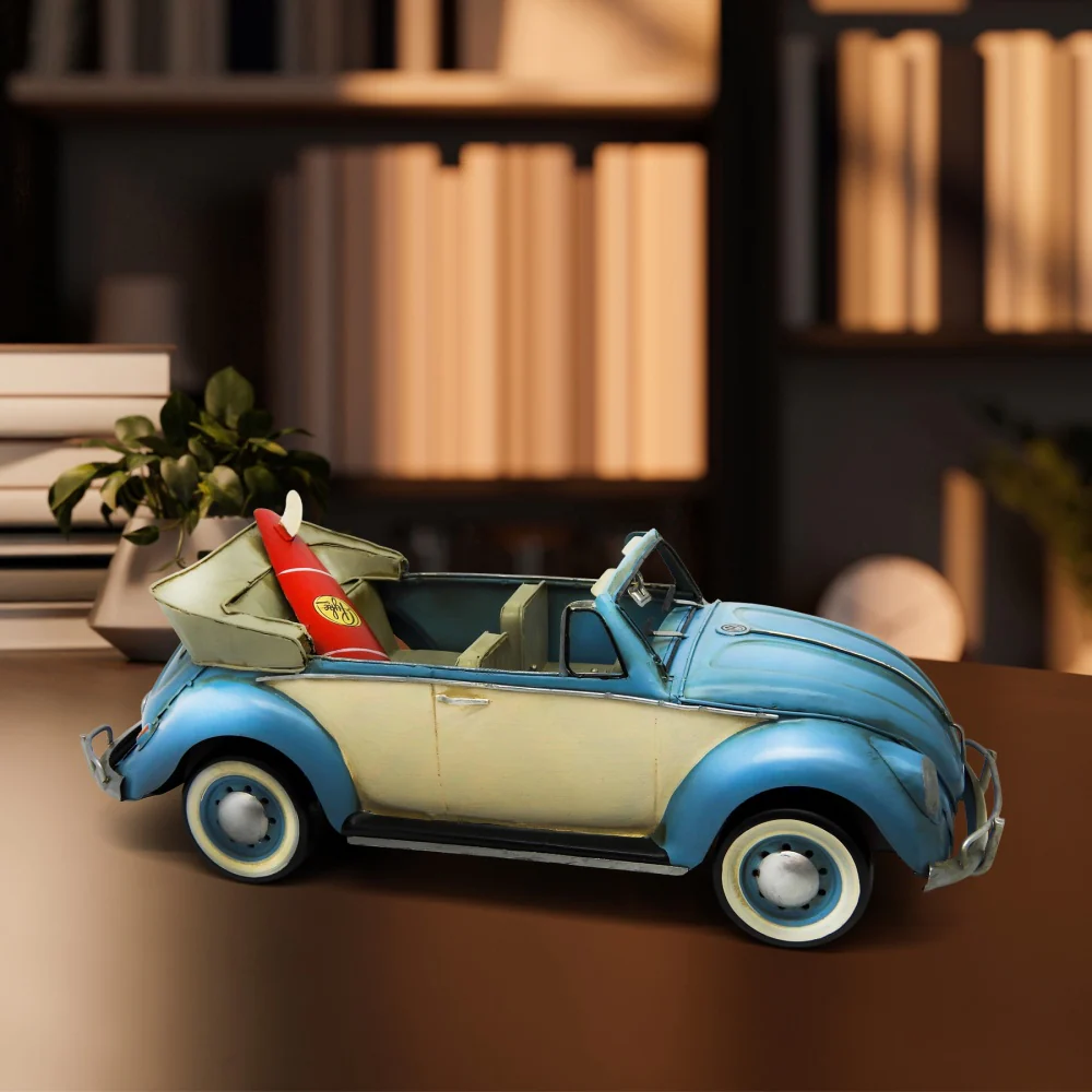 Boyle Metal Ornament Home Decor Collectible Beetle with Surfboard 34cm - Image 6