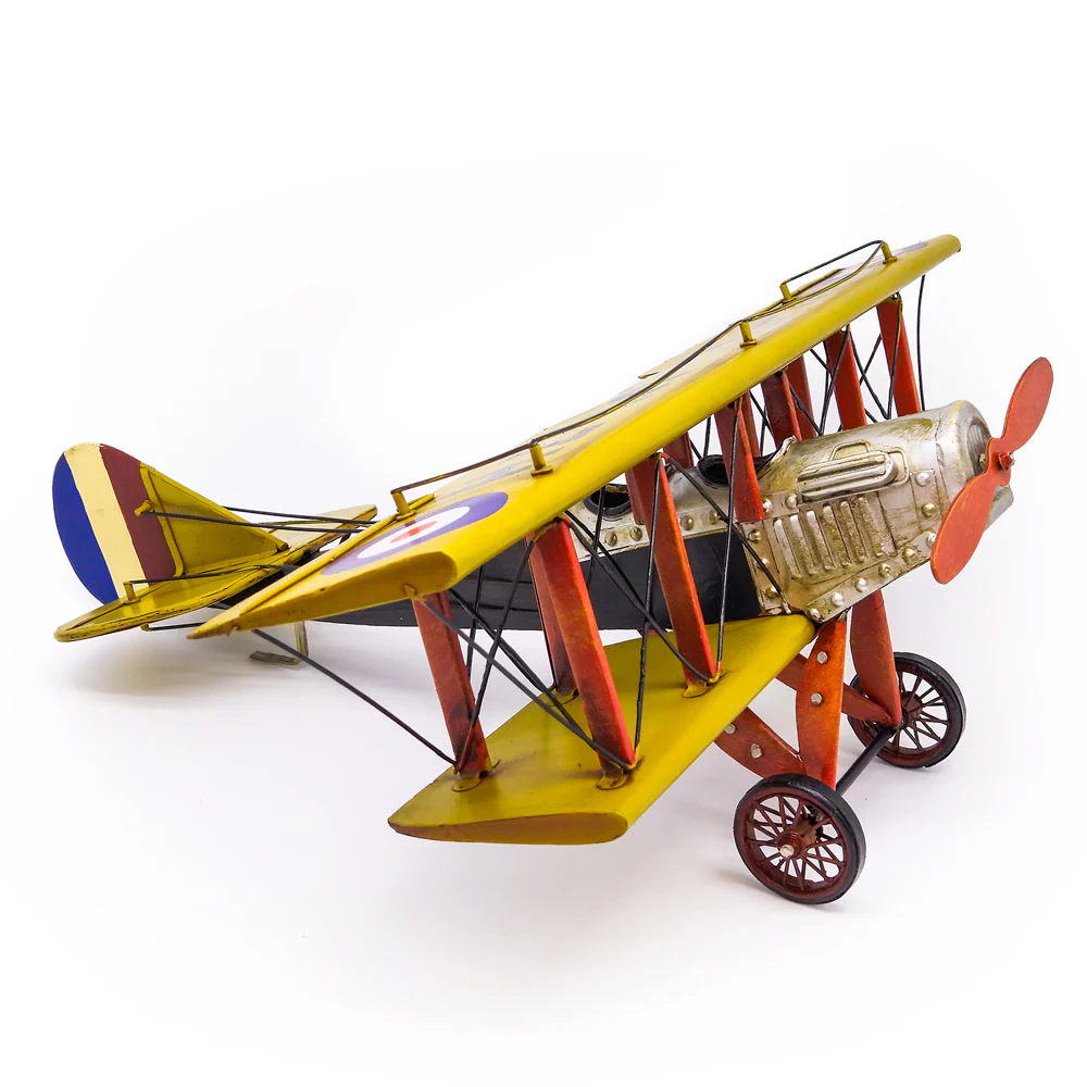 Boyle Metal Ornament Home Decor Collectible Curtis Jenny Plane 43x39x14.5cm - Image 3