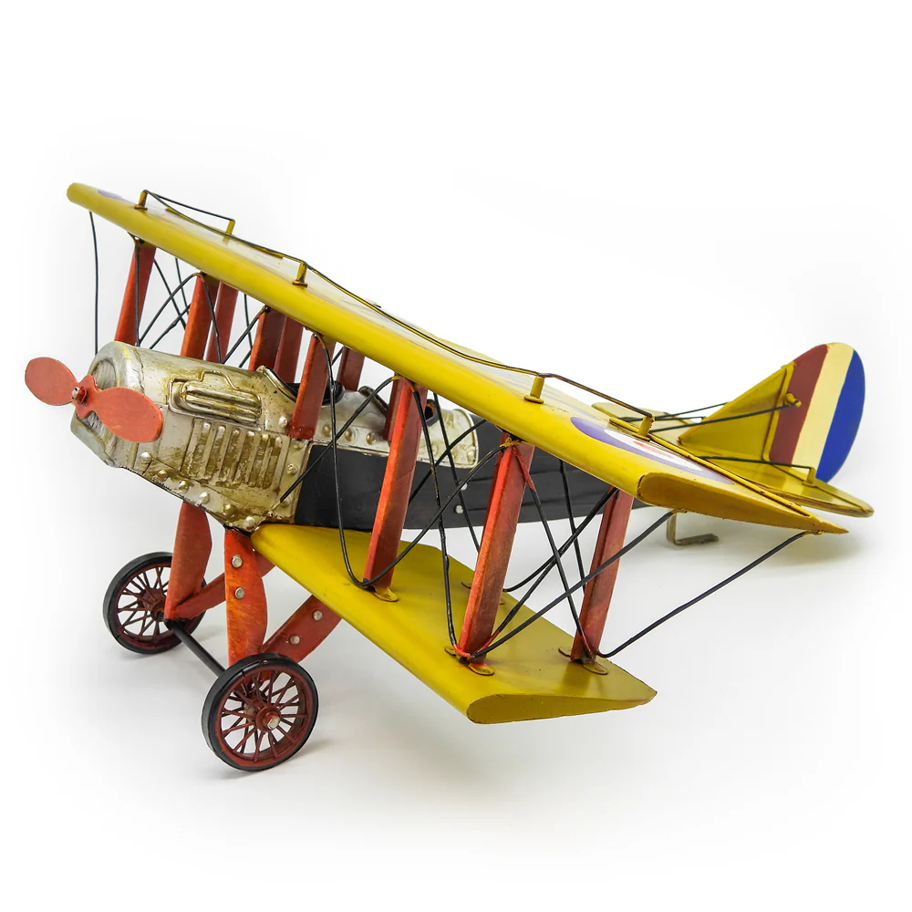 Boyle Metal Ornament Home Decor Collectible Curtis Jenny Plane 43x39x14.5cm - Image 5
