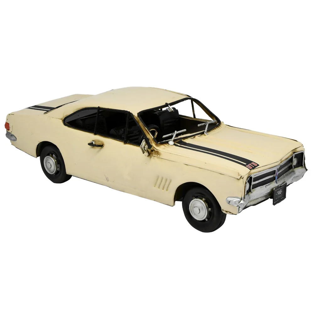 Boyle Metal Ornament Home Decor Collectible Monaro HK Car White 26x13x9cm - Image 2