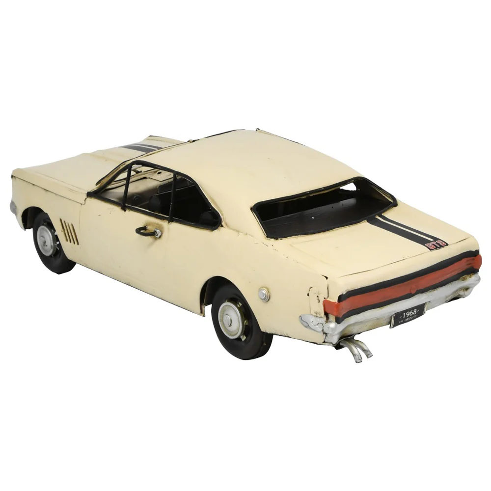 Boyle Metal Ornament Home Decor Collectible Monaro HK Car White 26x13x9cm - Image 3