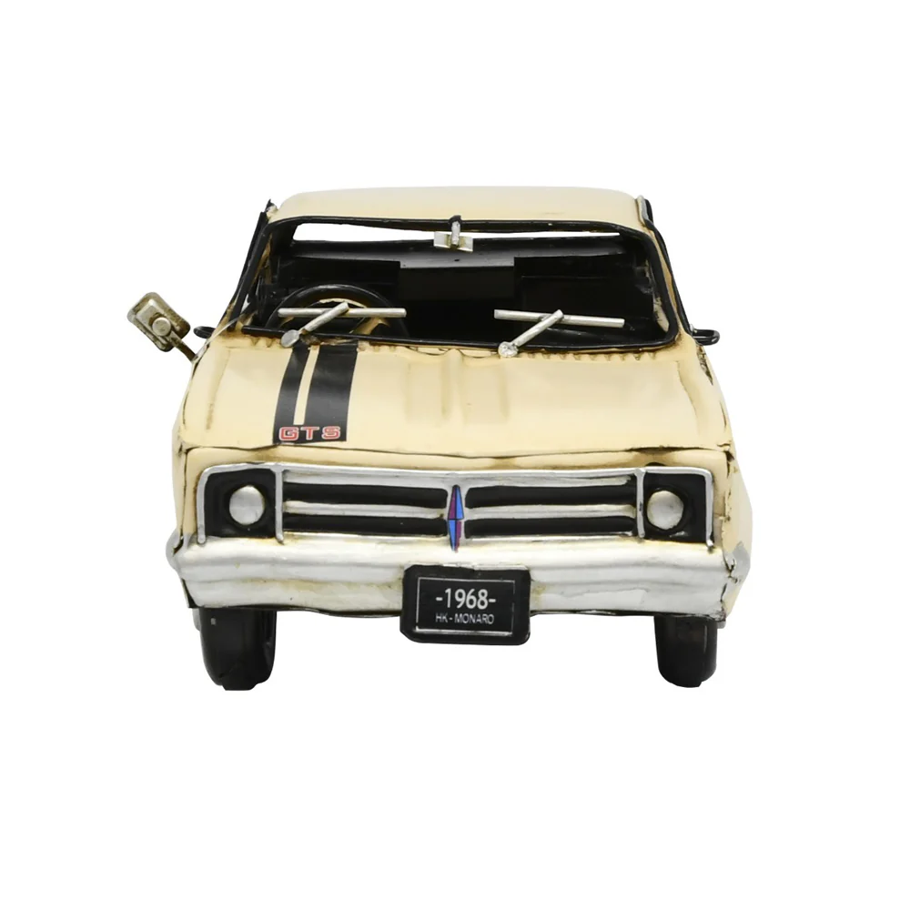 Boyle Metal Ornament Home Decor Collectible Monaro HK Car White 26x13x9cm - Image 4