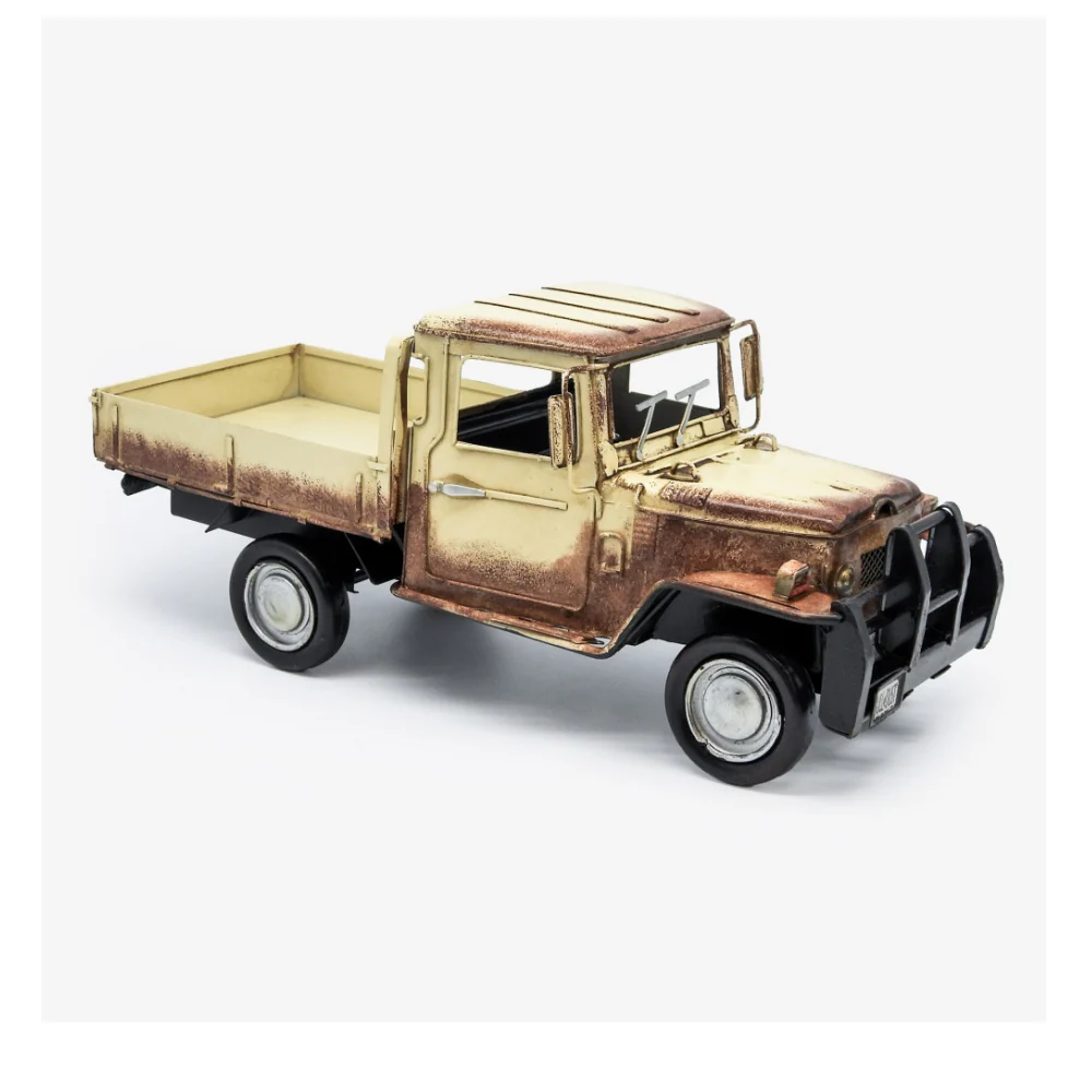 Boyle Metal Ornament Home Decor Collectible Toyota Land Cruiser Ute 29x13x12.5cm - Image 2