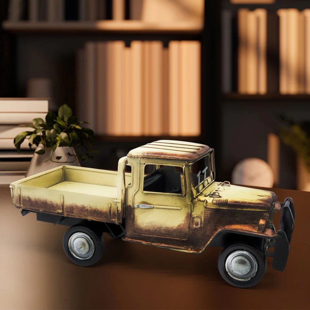 Boyle Metal Ornament Home Decor Collectible Toyota Land Cruiser Ute 29x13x12.5cm - Image 6