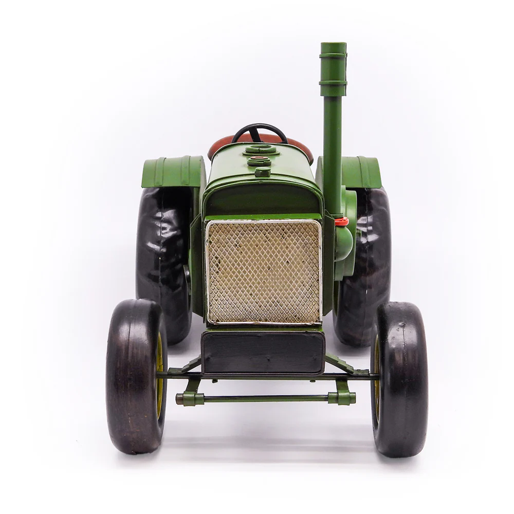 Boyle Metal Ornament Home Decor Collectible Tractor 38x18x18cm (Green/Gold) - Image 4
