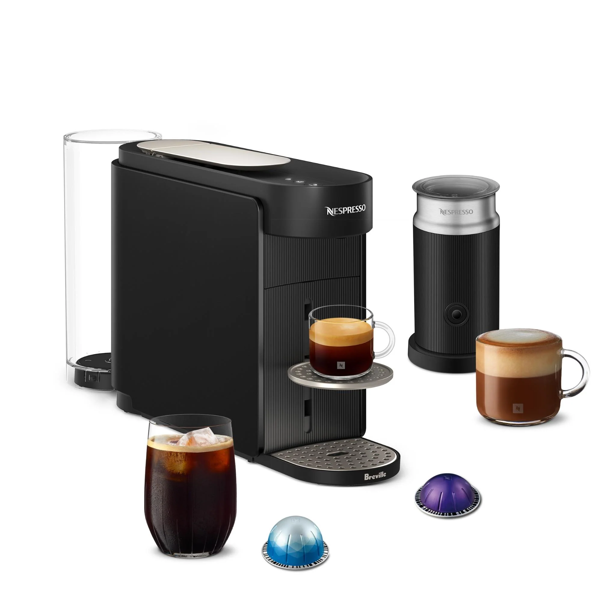 Breville Nespresso BNV650BLK Vertuo Up Bundle (Black) - Image 2