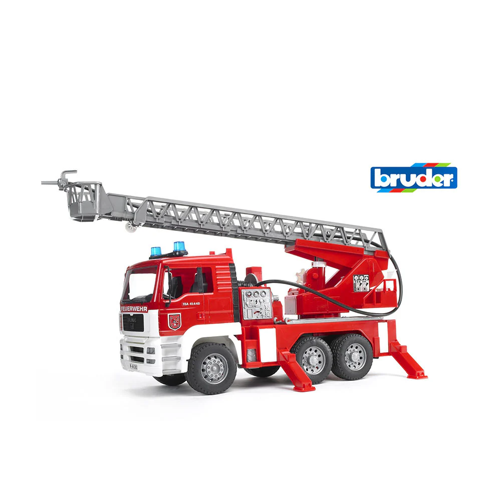 Bruder Licensed 1:16 Scale Man Tga Fire Engine with Water Pump - Image 2