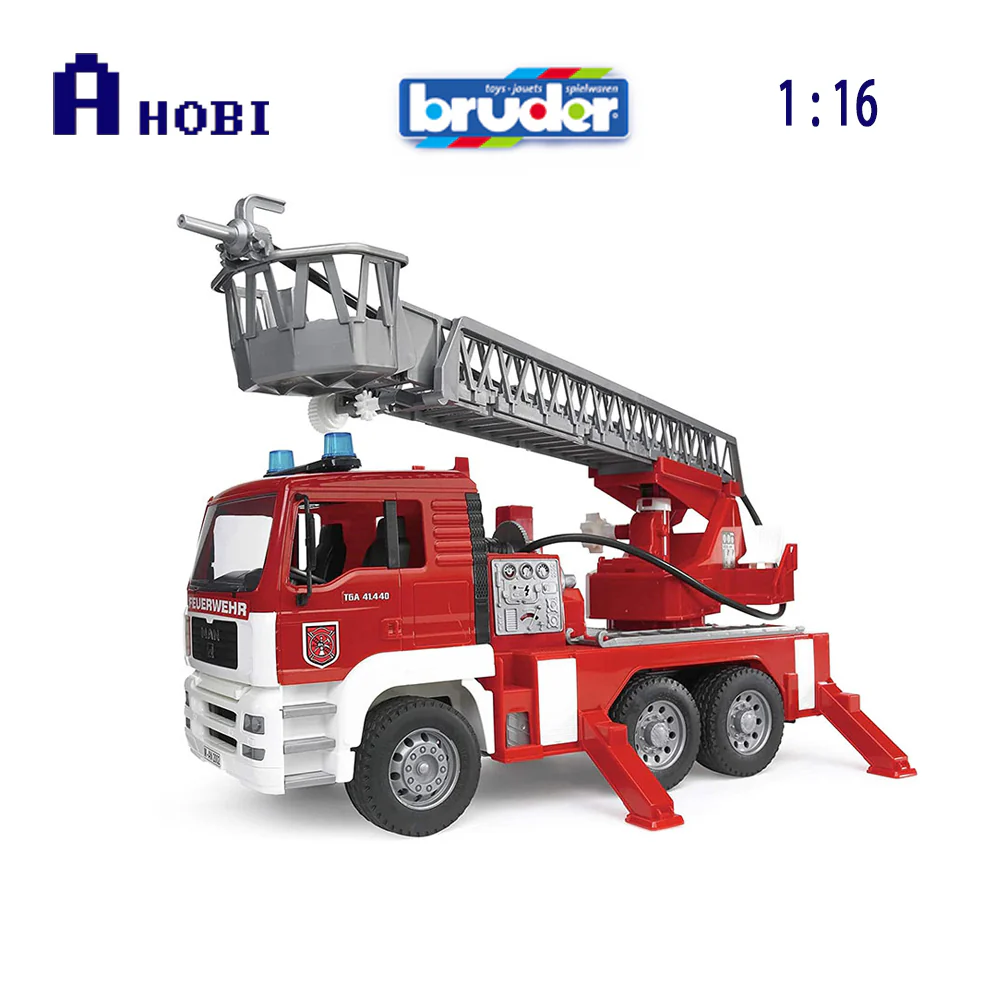 Bruder Licensed 1:16 Scale Man Tga Fire Engine with Water Pump - Image 3