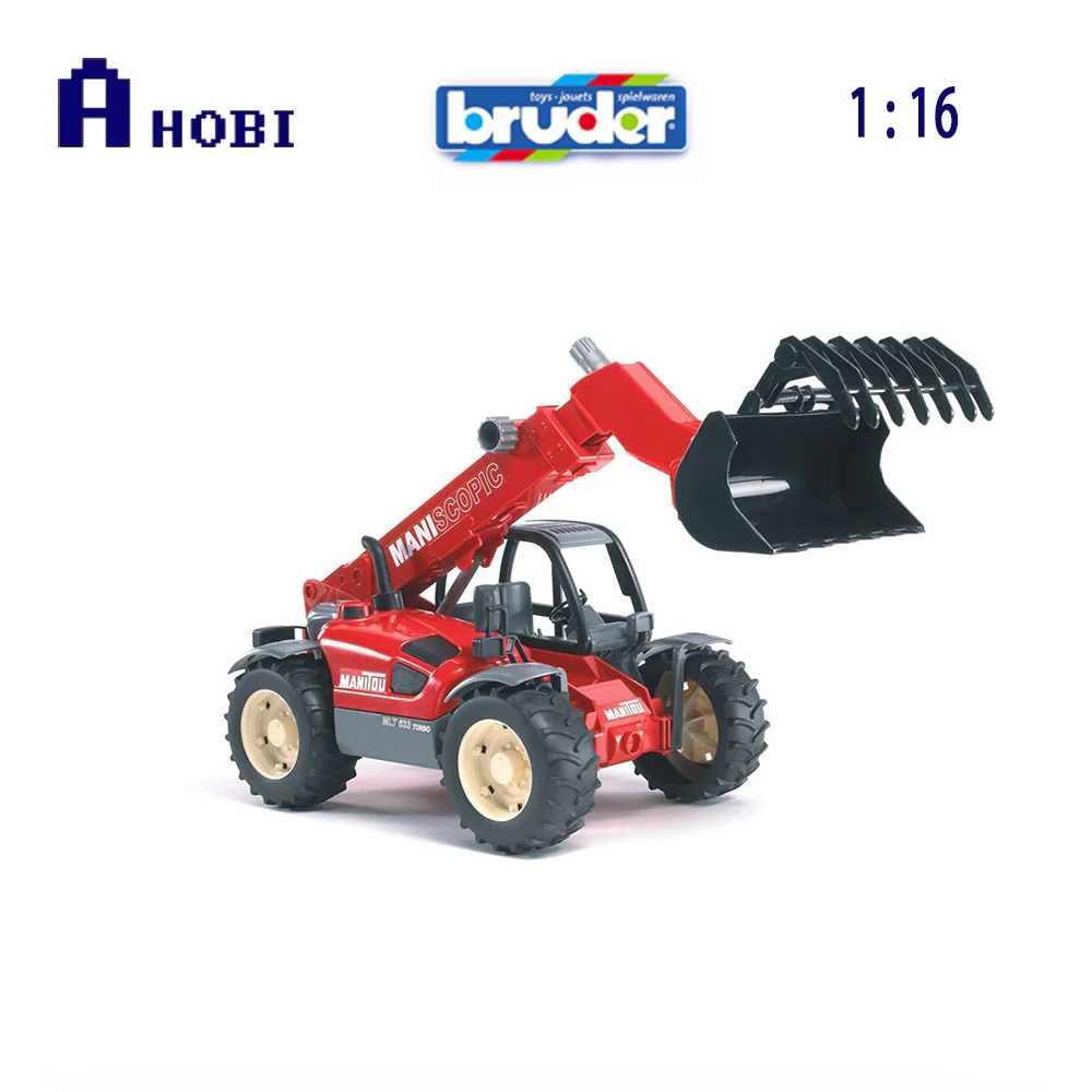 Bruder Licensed 1:16 Scale Manitou Telescopic Loader MLT 633 Red - Image 3