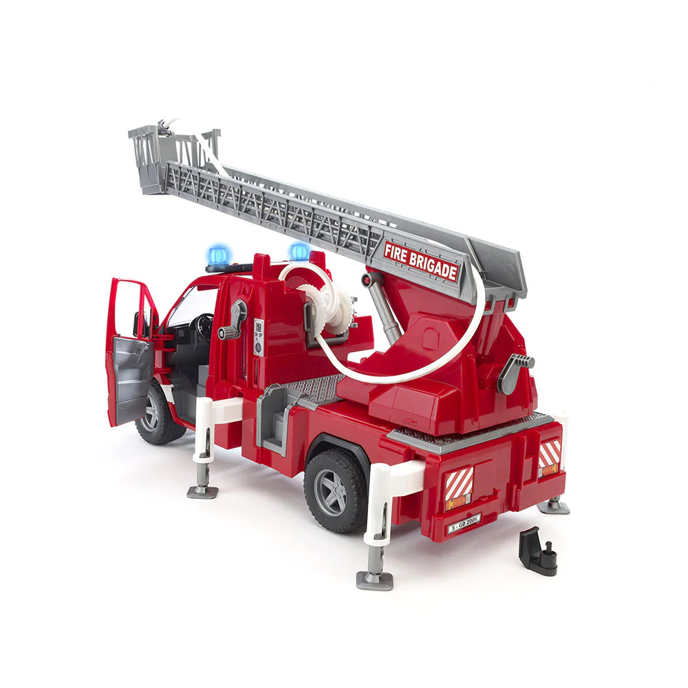 Bruder Licensed 1:16 Scale MB Sprinter Fire Engine With Slewing Ladder Water Pump - Image 2