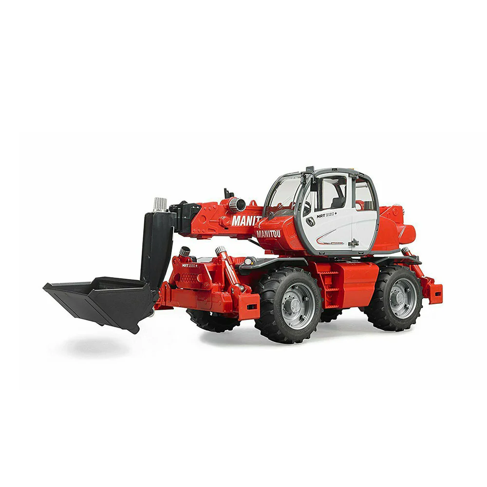 Bruder Manitou Telescopic Forklift - Red - Image 2