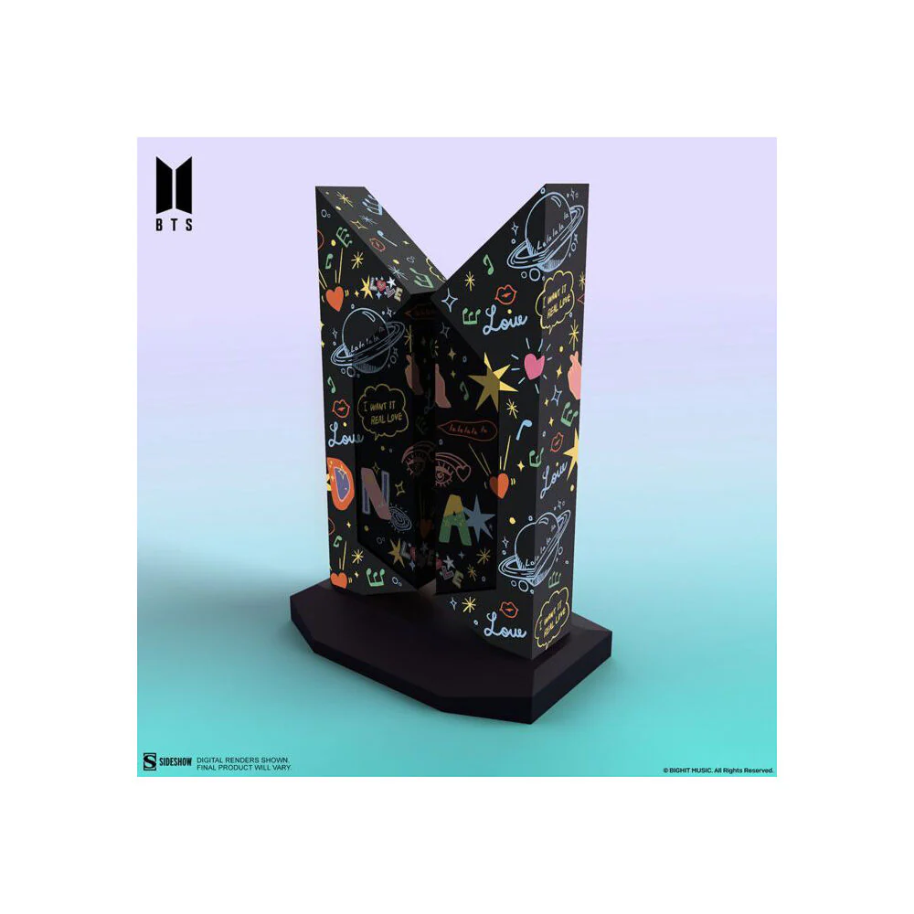 BTS DNA Edition Logo Replica Kpop Icon Figure 7x4.5" - Image 2