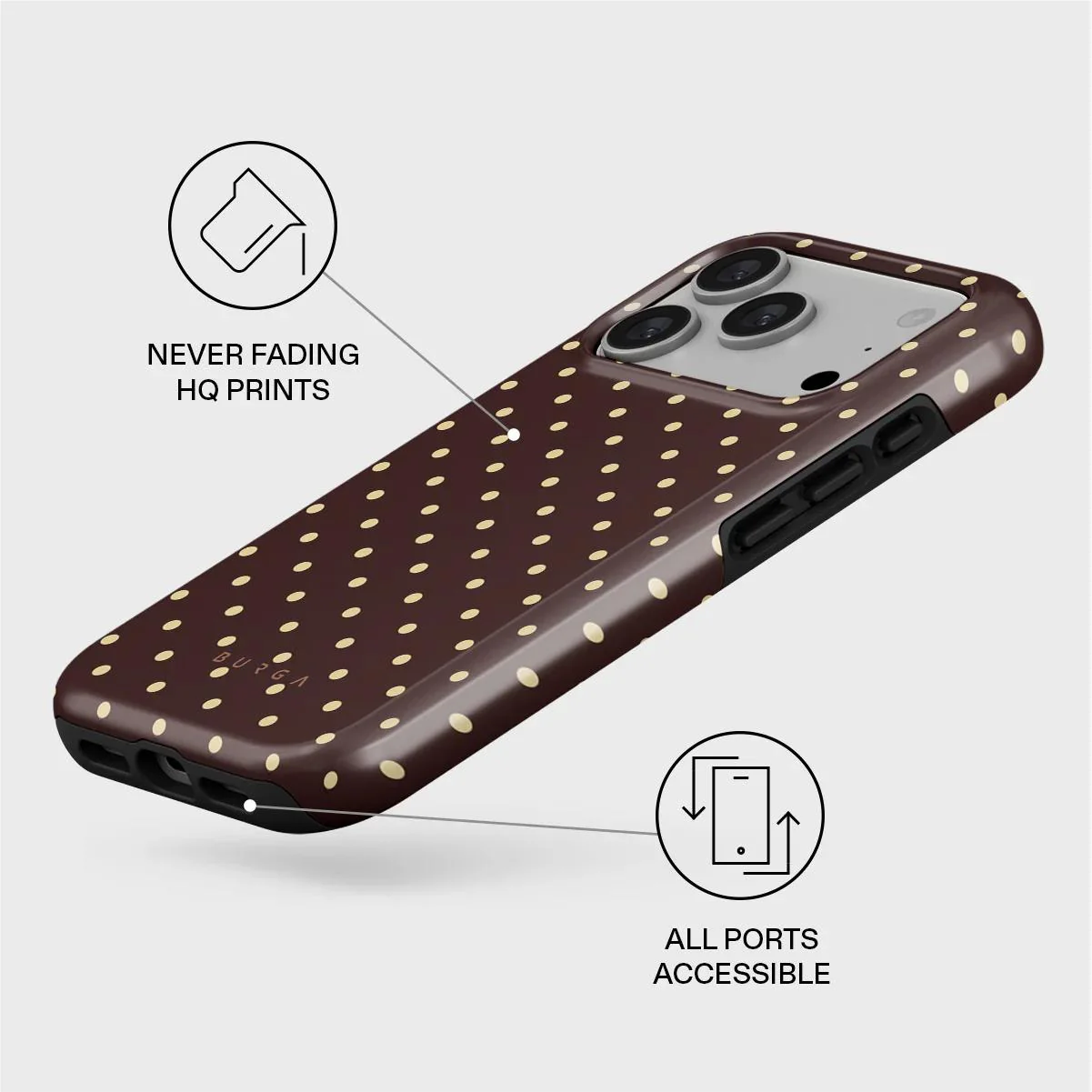Burga iPhone 17 Pro Tough Magsafe Case (Sorry Busy) - Image 3
