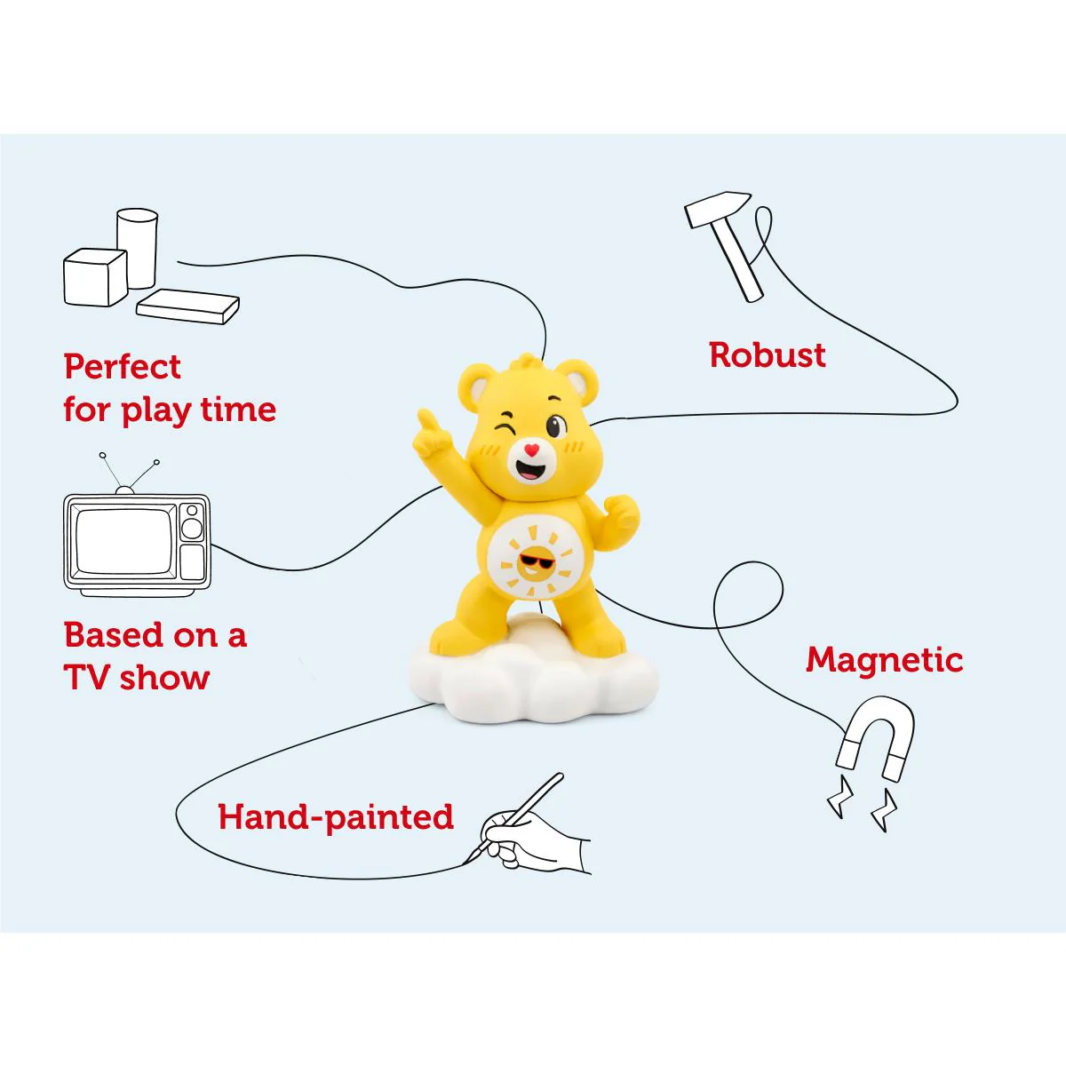 Care Bears - Funshine Bear Tonie Audio Character - Image 3