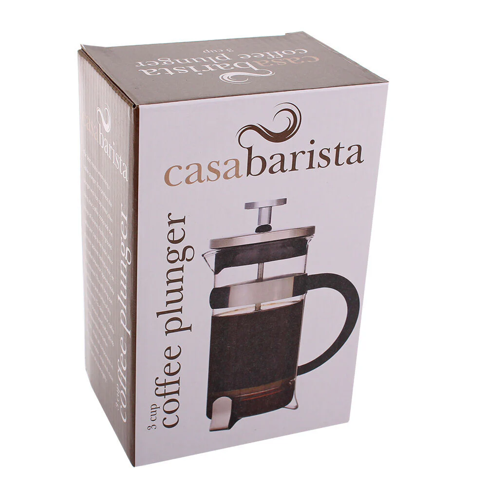 Casabarista 3-Cup/350ml Coffee Plunger Brewer with Scoop - Image 2