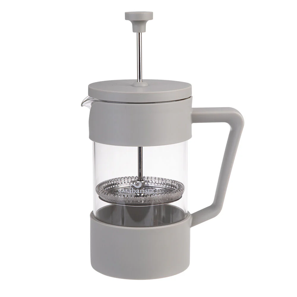 Casabarista Oslo Accent Stainless Steel Coffee Plunger 5 Cup 600ml Taupe - Image 4