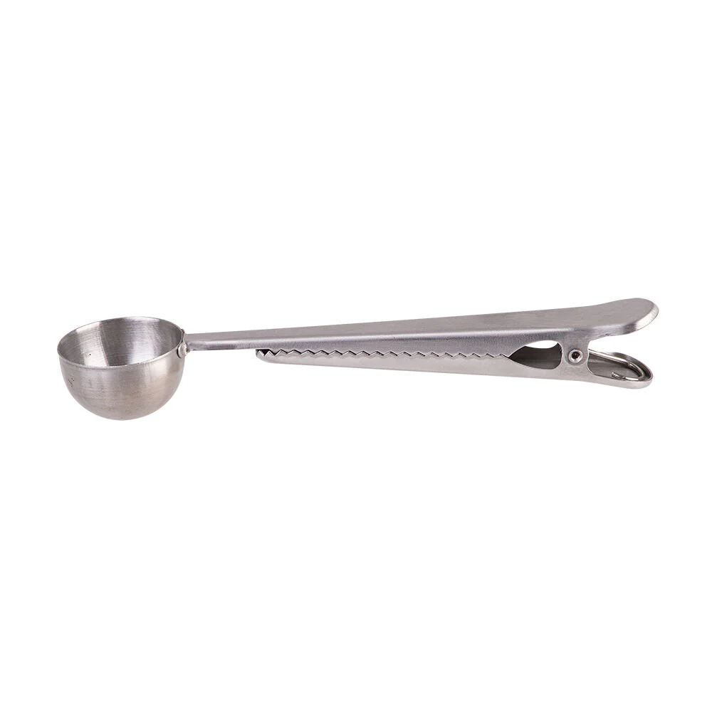 Casabarista Stainless Steel Coffee Scoop Clip Spoon Tablespoon 15ml Silver