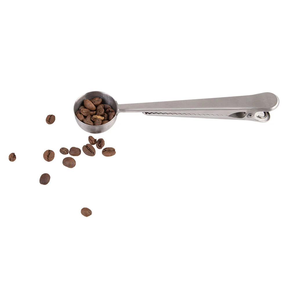Casabarista Stainless Steel Coffee Scoop Clip Spoon Tablespoon 15ml Silver - Image 4