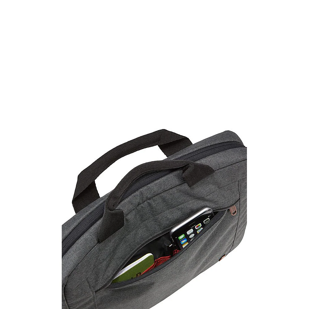 Case Logic Slim Era Attache 11.6" Laptop Computer Travel Bag in Black - Image 4
