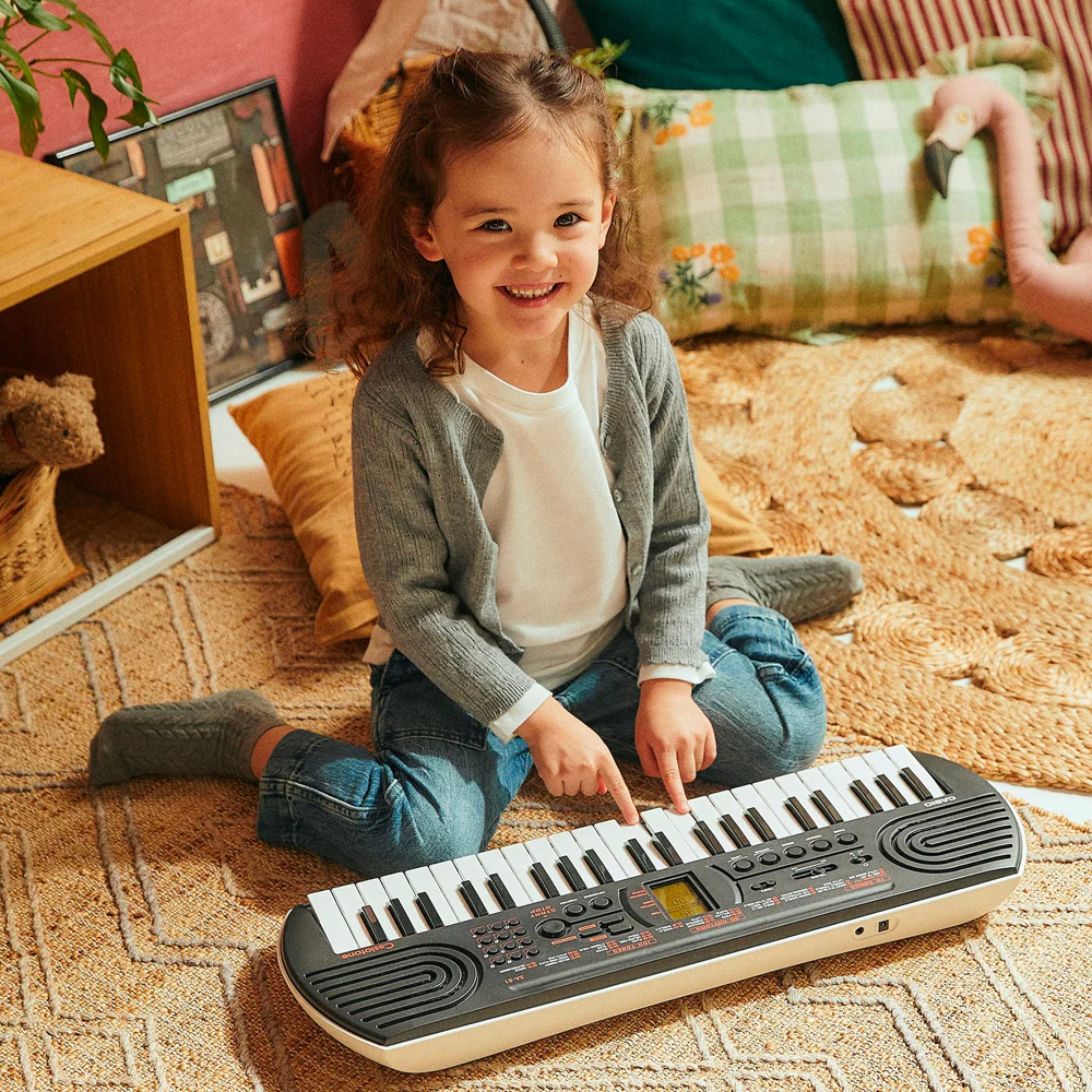 Casio Casiotone SA81 44-Key Musical Portable Mini Electric Keyboard Black - Image 5