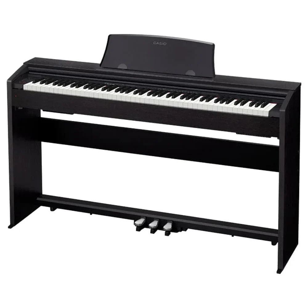 Casio PX-770BK Privia 88-Note Digital Electric Piano with Foot Pedals and Bench (Black) - Image 2